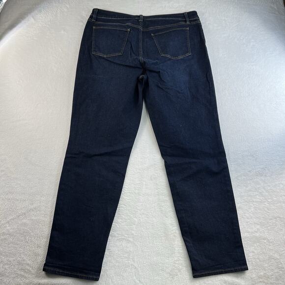 Talbots Size 14 Jeans Flawless Slim Ankle High Rise Stretch Women’s Flattering - Picture 10 of 15